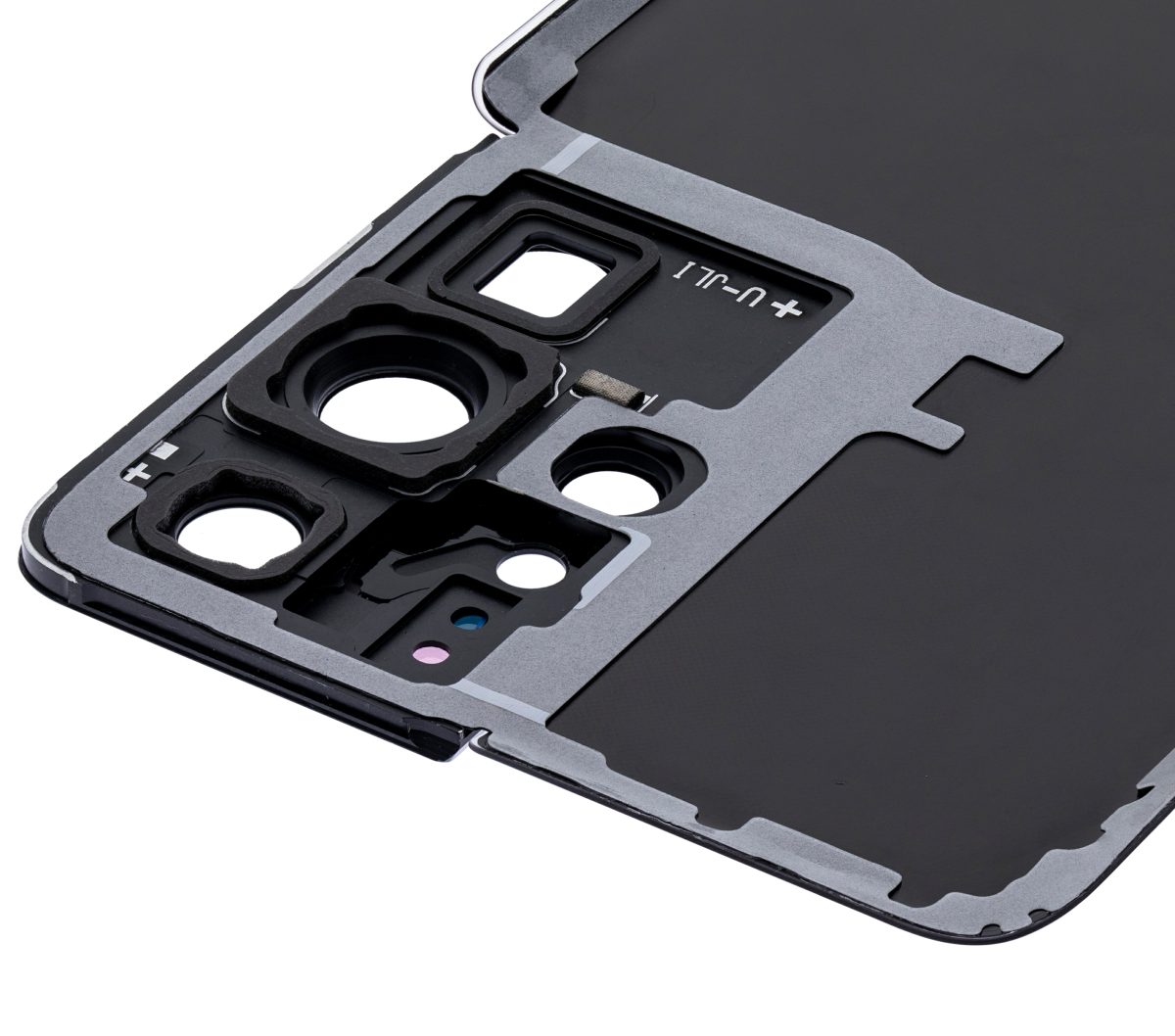 Samsung Galaxy S21 Ultra İle Uyumlu Arka Kapak Camı Kamera Lensiyle  (Hayalet Kahverengi) - Görsel 6