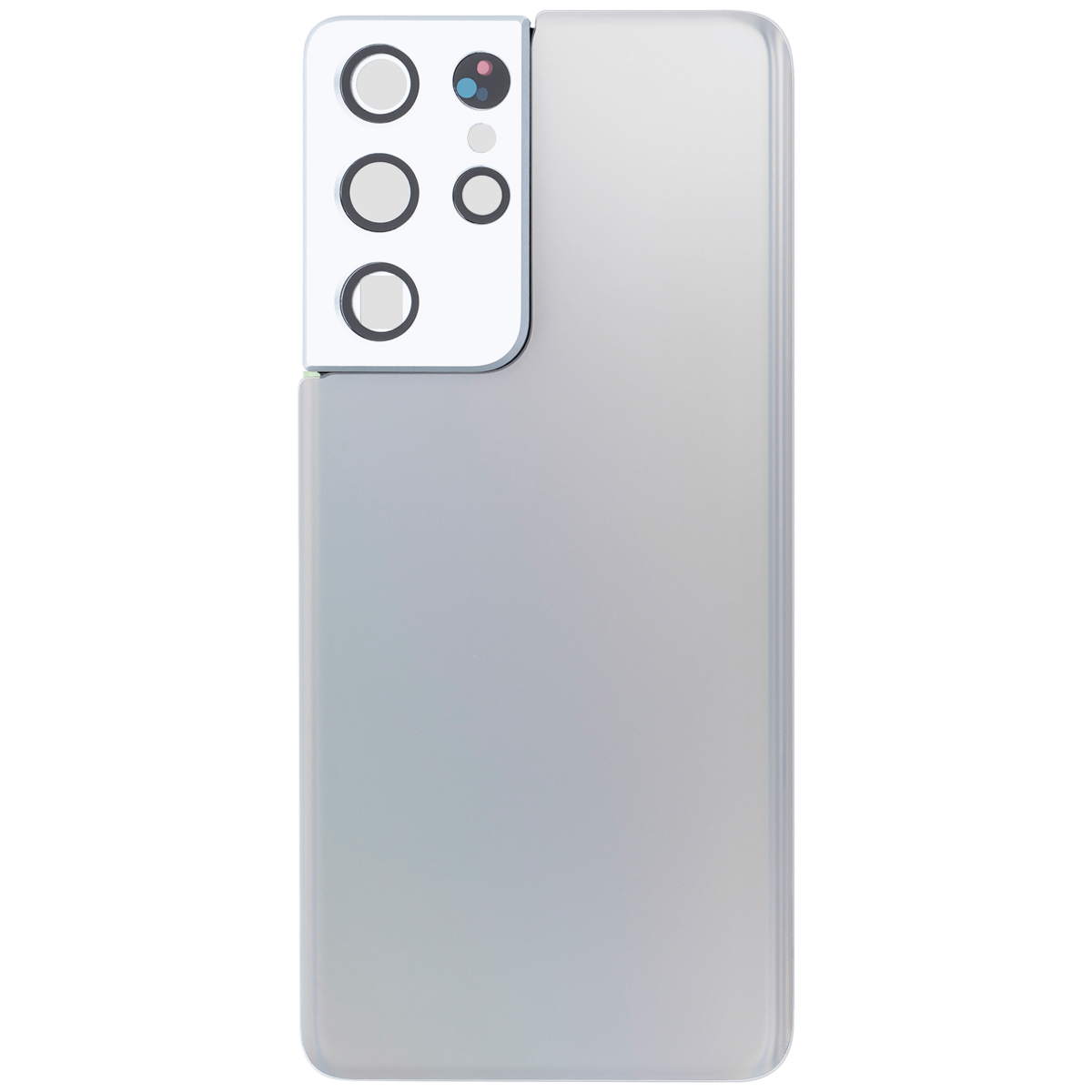 Samsung Galaxy S21 Ultra İle Uyumlu Arka Kapak Camı Kamera Lensiyle Uyumlu (Servis Paketi) (Phantom Silver) - Görsel 3