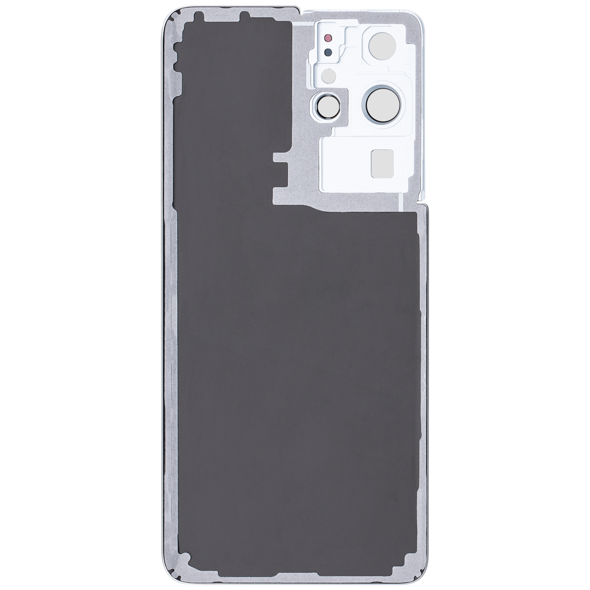 Samsung Galaxy S21 Ultra İle Uyumlu Arka Kapak Camı Kamera Lensiyle Uyumlu (Servis Paketi) (Phantom Silver) - Görsel 4