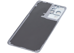 Samsung Galaxy S21 Ultra İle Uyumlu Arka Kapak Camı Kamera Lensiyle Uyumlu (Servis Paketi) (Phantom Silver) - Görsel 6