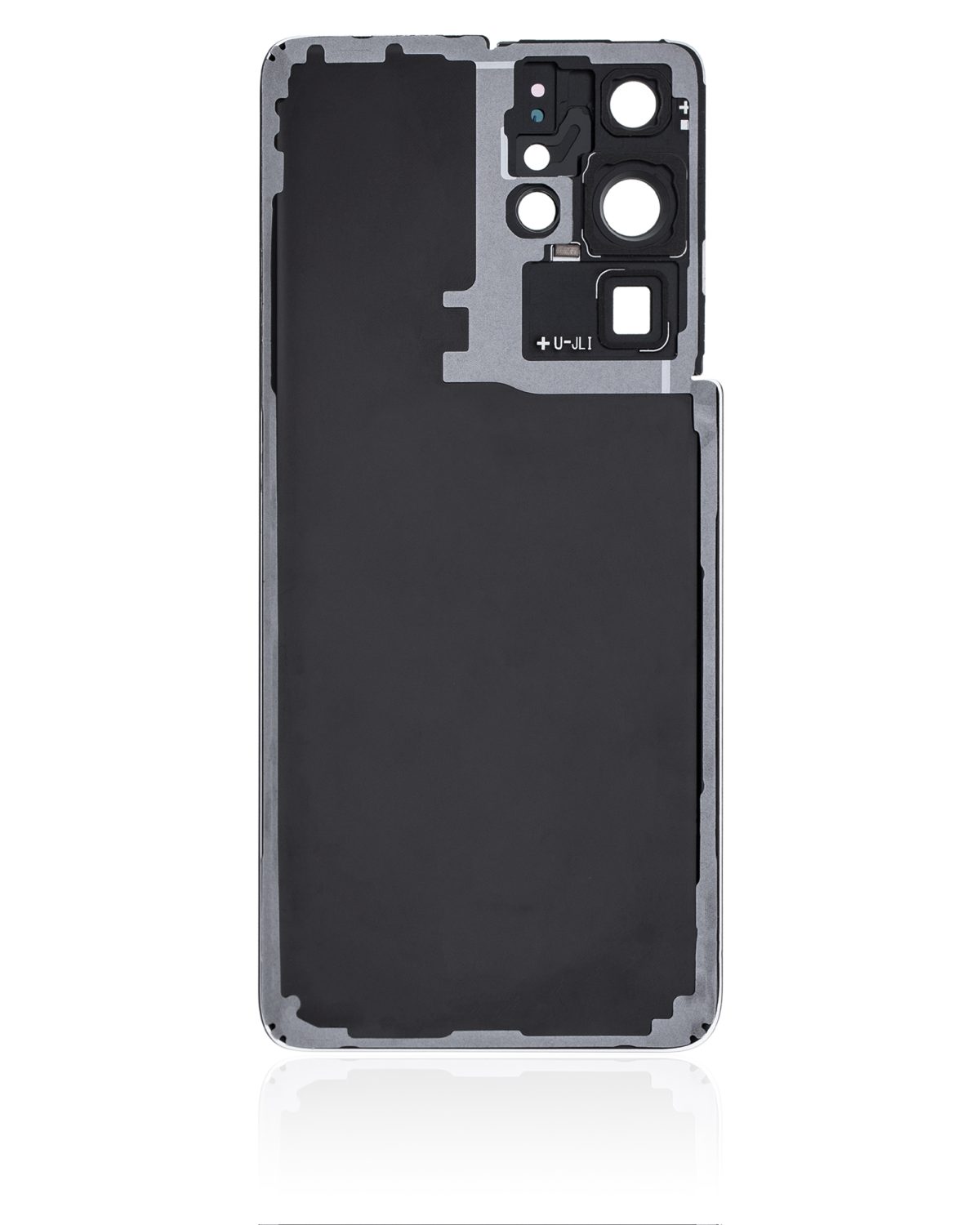 Samsung Galaxy S21 Ultra İle Uyumlu Arka Kapak Camı Kamera Lensiyle Uyumlu (Servis Paketi) (Phantom Siyah) - Görsel 4