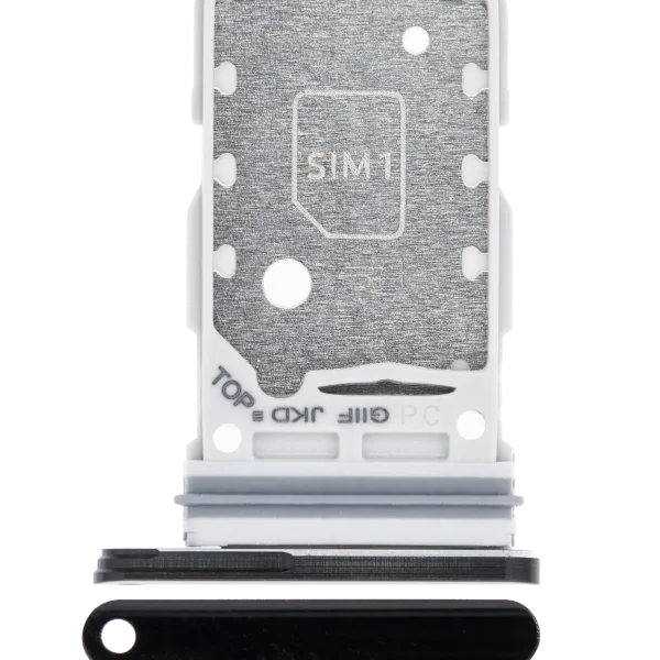 Samsung Galaxy S21 Ultra İle Uyumlu Çift Sim Kart Tepsisi (Phantom Black)