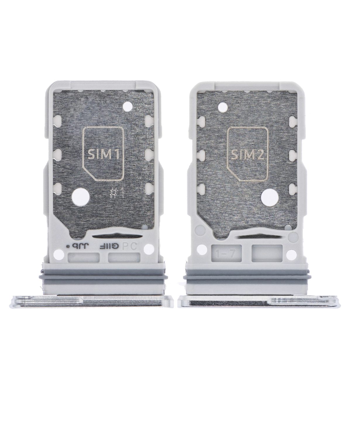 Samsung Galaxy S21 Ultra İle Uyumlu Çift Sim Kart Tepsisi (Phantom Silver) - Görsel 2