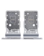 Samsung Galaxy S21 Ultra İle Uyumlu Çift Sim Kart Tepsisi (Phantom Silver) - Görsel 2