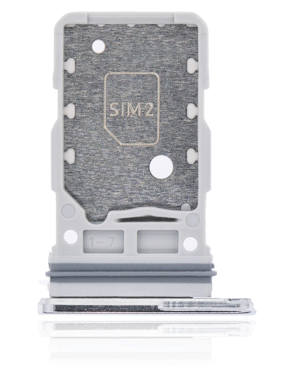 Samsung Galaxy S21 Ultra İle Uyumlu Çift Sim Kart Tepsisi (Phantom Silver) - Görsel 4