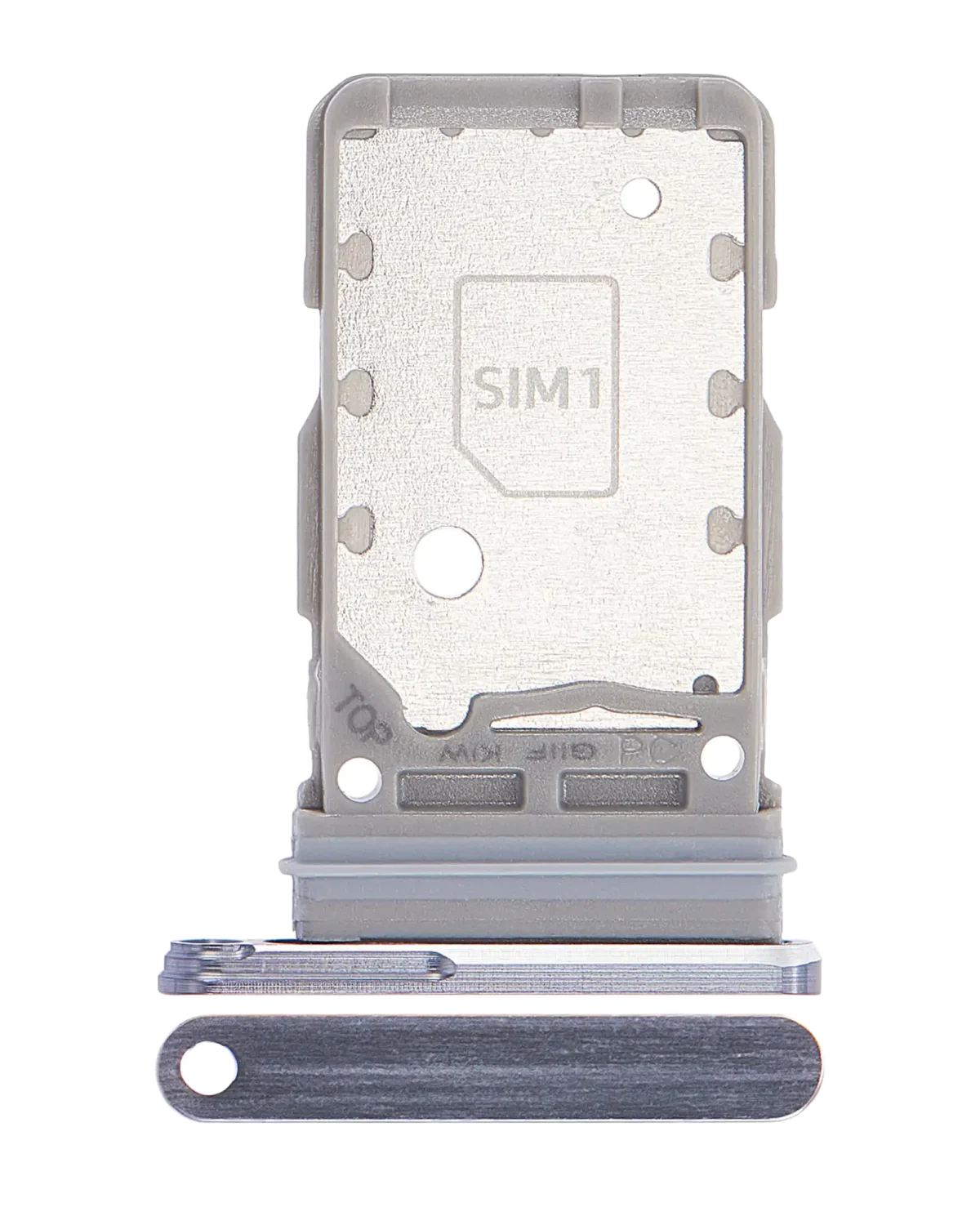 Samsung Galaxy S21 Ultra İle Uyumlu Çift Sim Kart Tepsisi (Phantom Titanium) - Görsel 6