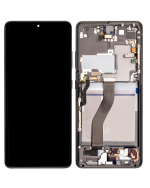 Samsung Galaxy S21 Ultra İle Uyumlu İçin Çerçeveli ekran 5G (Aftermarket Plus) (Phantom Black) - Görsel 9