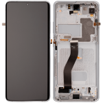 Samsung Galaxy S21 Ultra İle Uyumlu İçin Çerçeveli ekran 5G (Aftermarket Plus) (Phantom Silver) - Görsel 3