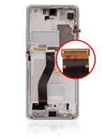Samsung Galaxy S21 Ultra İle Uyumlu İçin Çerçeveli ekran 5G Orijinal (Phantom Silver)  Orijinal Ekranı - Görsel 3