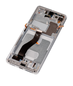 Samsung Galaxy S21 Ultra İle Uyumlu İçin Çerçeveli ekran 5G (Servis Paketi) (Phantom Silver)  Orijinal Ekranı - Görsel 7