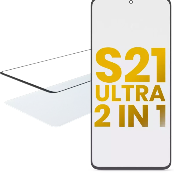 Samsung Galaxy S21 Ultra İle Uyumlu OCA Önceden Kurulu 2'si 1 Arada Ön Cam