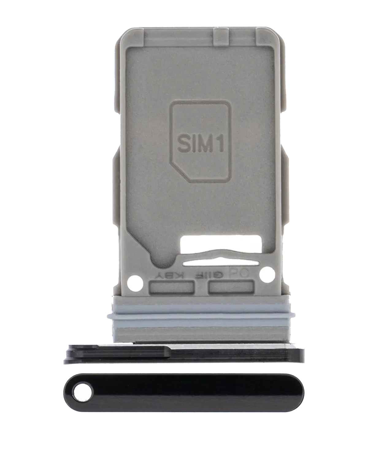 Samsung Galaxy S21 Ultra İle Uyumlu Tek Sim Kart Tepsisi (Phantom Black) - Görsel 4
