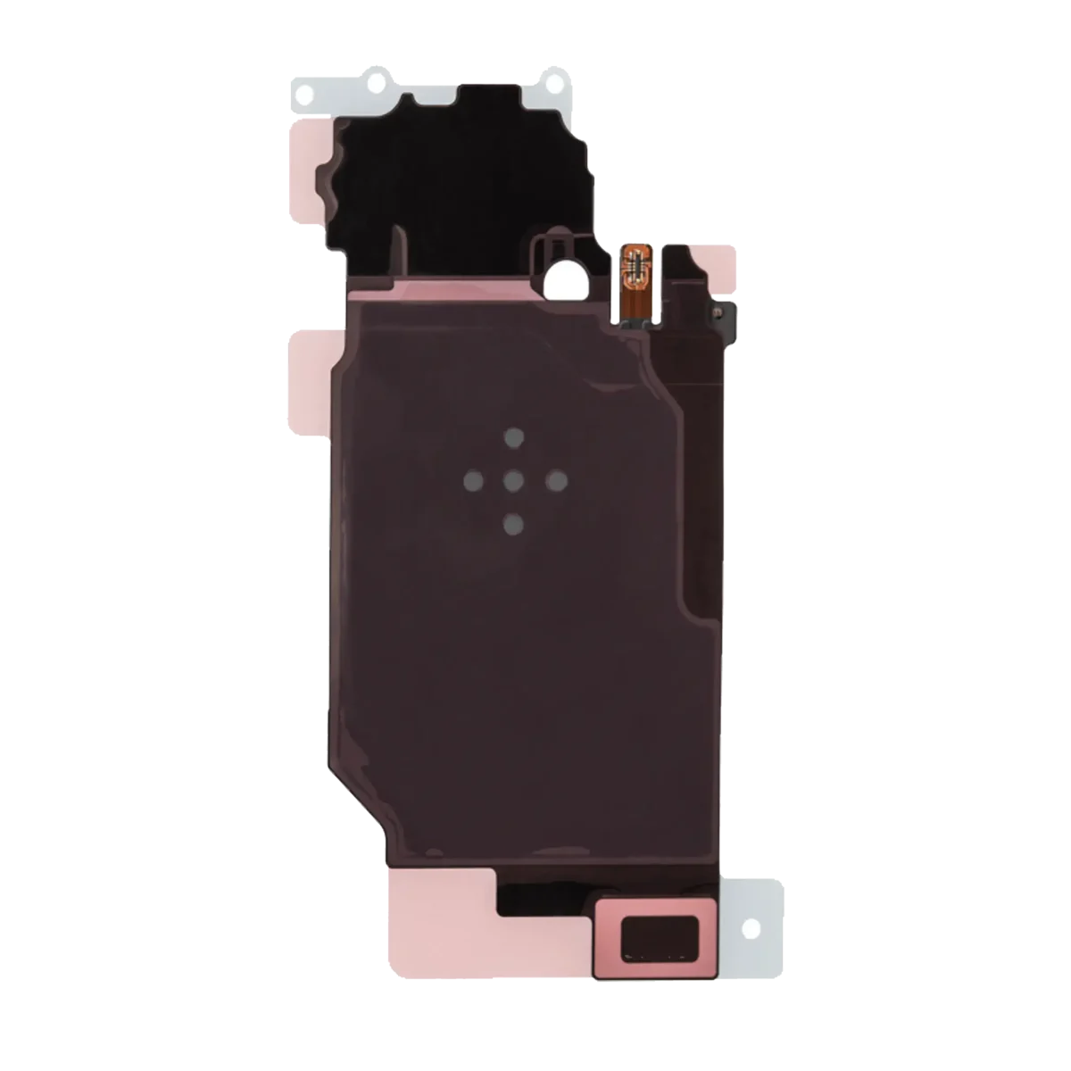 Samsung Galaxy S21 ile İle Uyumlu Uyumlu NFC Kablosuz Şarj Esnek Çelik Plaka