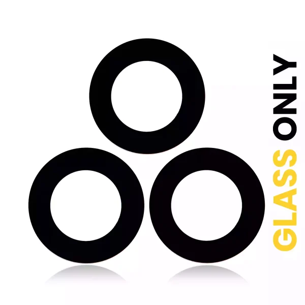 Samsung Galaxy S22 5G İle Uyumlu Arka Kamera Lensi (Sadece Cam) Yapışkanlı S22 Plus 5G