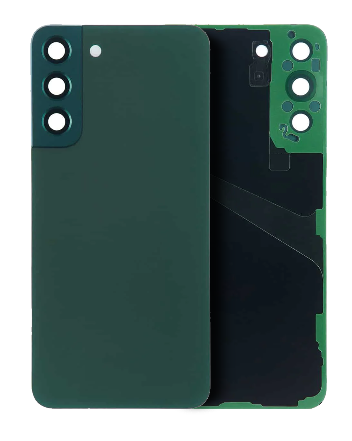 Samsung Galaxy S22 5G İle Uyumlu Arka Kapak Cam Kamera Lensli (Yeşil) (Servis Paketi) - Görsel 5