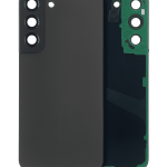 Samsung Galaxy S22 5G İle Uyumlu Arka Kapak Camı Kamera Lensiyle  (Grafit)