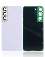 Samsung Galaxy S22 5G İle Uyumlu Arka Kapak Camı Kamera Lensiyle  (Menekşe) - Görsel 2