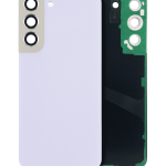 Samsung Galaxy S22 5G İle Uyumlu Arka Kapak Camı Kamera Lensiyle  (Menekşe)