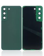 Samsung Galaxy S22 5G İle Uyumlu Arka Kapak Camı Kamera Lensiyle  (Yeşil) - Görsel 2