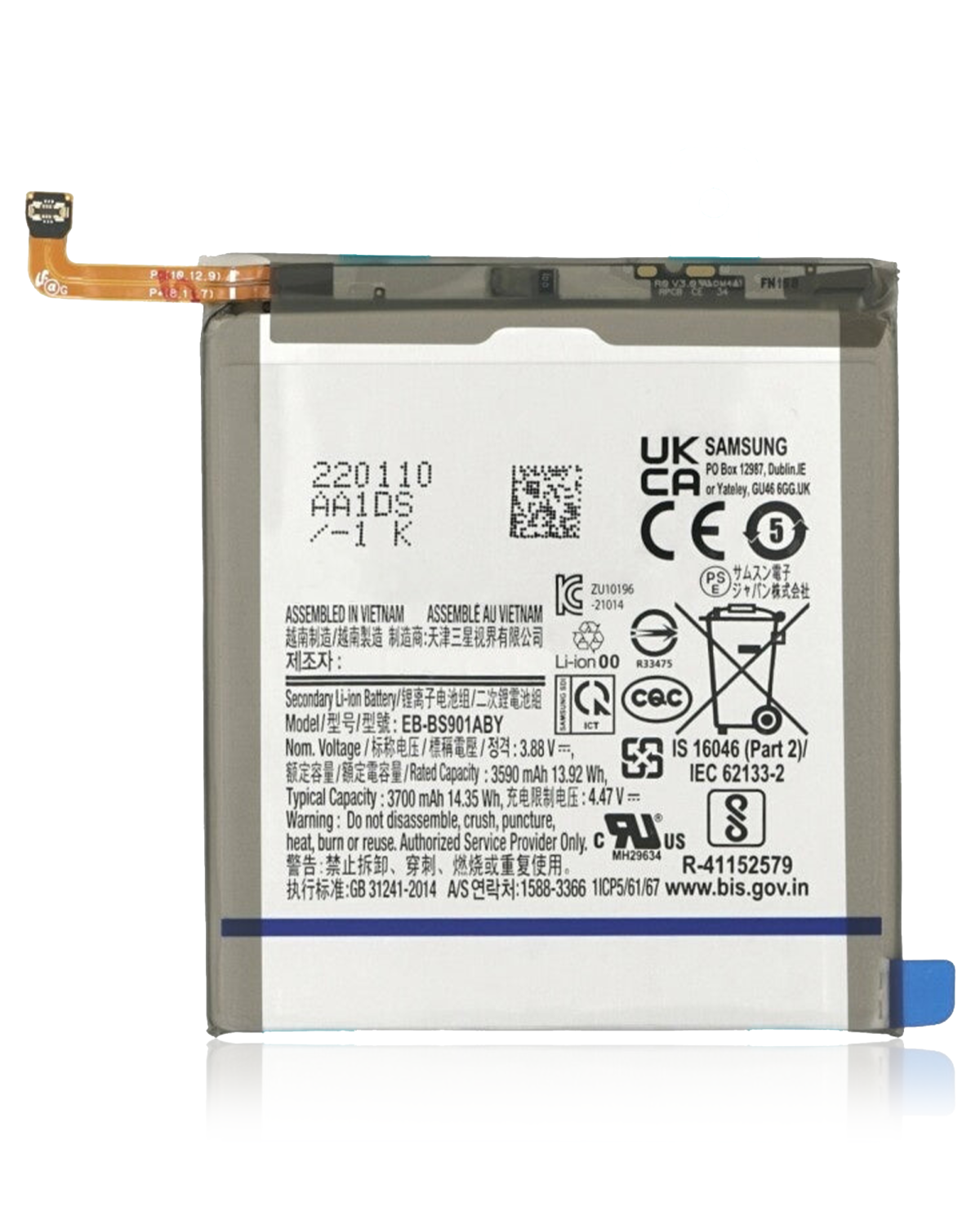 Samsung Galaxy S22 5G İle Uyumlu Batarya Pil (Premium)