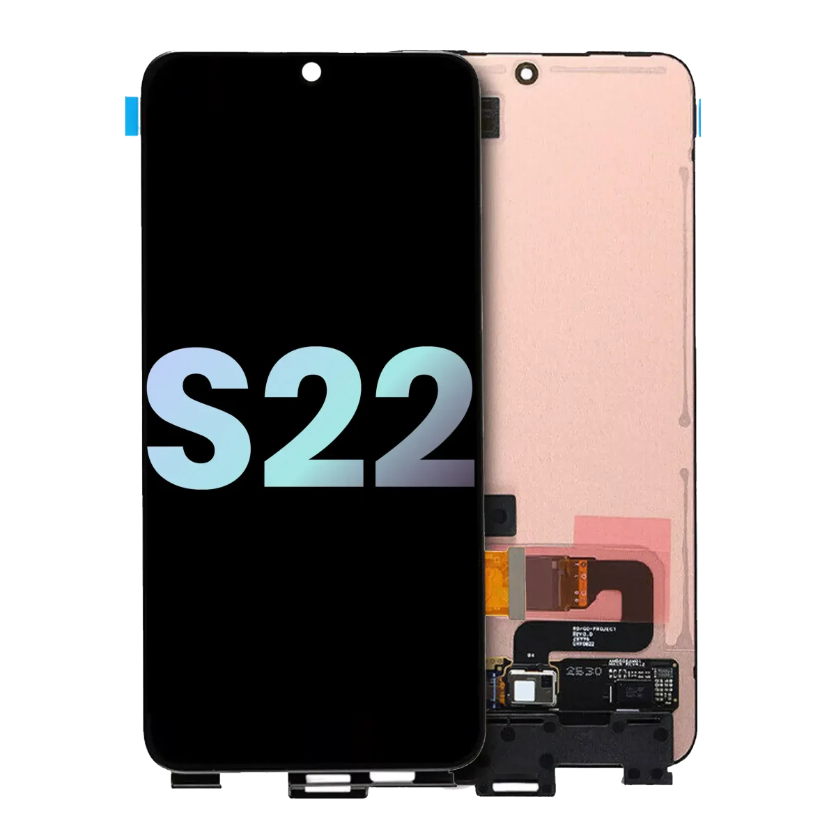 Samsung Galaxy S22 5G İle Uyumlu Çerçevesiz ekran Orijinal Ekranı (Servis Paketi) (Tüm Renkler)