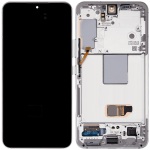 Samsung Galaxy S22 5G İle Uyumlu İçin Çerçeveli ekran - Orijinal (Beyaz)  Orijinal Ekranı - Görsel 2