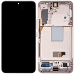 Samsung Galaxy S22 5G İle Uyumlu İçin Çerçeveli ekran - Orijinal (Pembe Altın)  Orijinal Ekranı - Görsel 2
