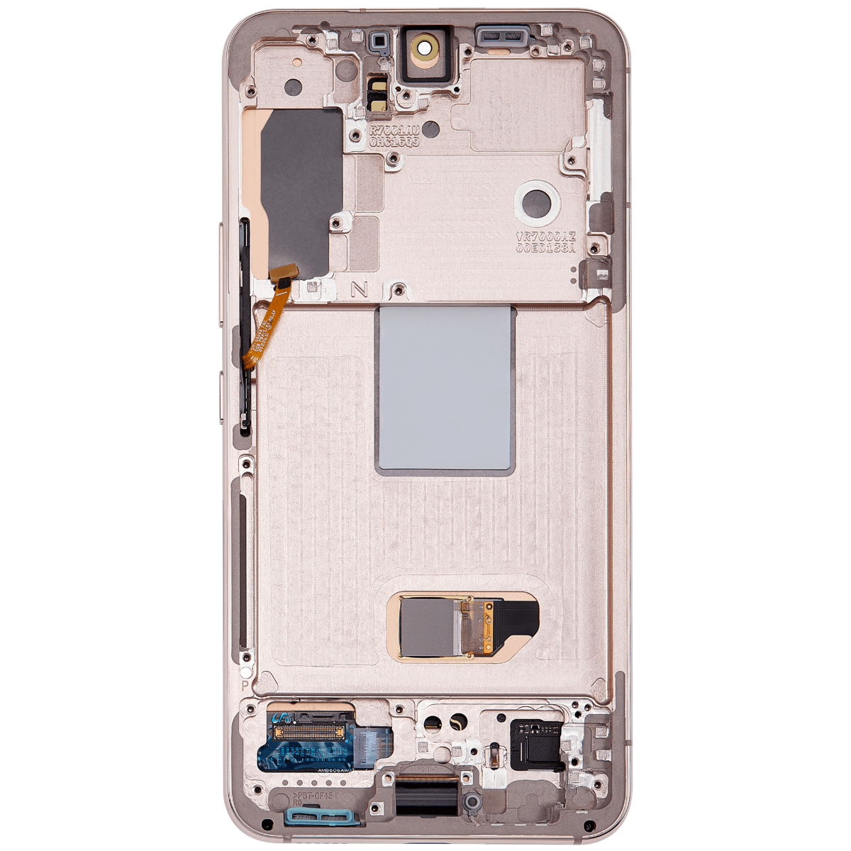 Samsung Galaxy S22 5G İle Uyumlu İçin Çerçeveli ekran - Orijinal (Pembe Altın)  Orijinal Ekranı - Görsel 4