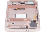 Samsung Galaxy S22 5G İle Uyumlu İçin Çerçeveli ekran - Orijinal (Pembe Altın)  Orijinal Ekranı - Görsel 9
