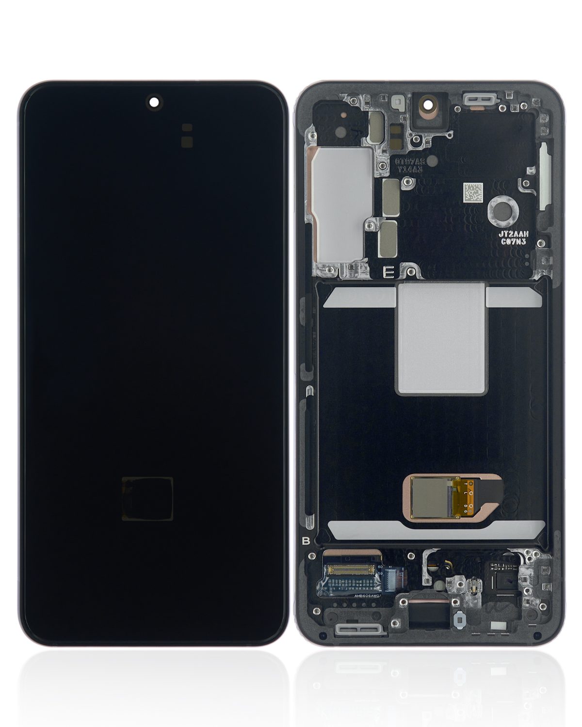 Samsung Galaxy S22 5G İle Uyumlu İçin Çerçeveli ekran - Orijinal (Phantom Black)  Orijinal Ekranı - Görsel 2