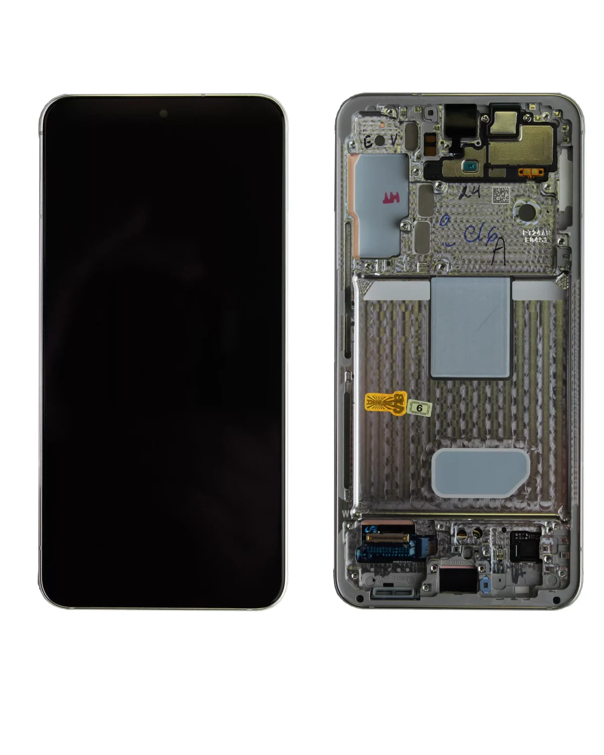 Samsung Galaxy S22 5G İle Uyumlu İçin Çerçeveli ekran (Service Pack) (Beyaz)  Orijinal Ekranı - Görsel 3
