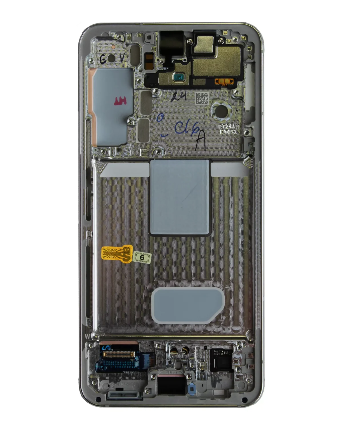 Samsung Galaxy S22 5G İle Uyumlu İçin Çerçeveli ekran (Service Pack) (Beyaz)  Orijinal Ekranı - Görsel 4