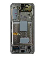 Samsung Galaxy S22 5G İle Uyumlu İçin Çerçeveli ekran (Service Pack) (Beyaz)  Orijinal Ekranı - Görsel 4