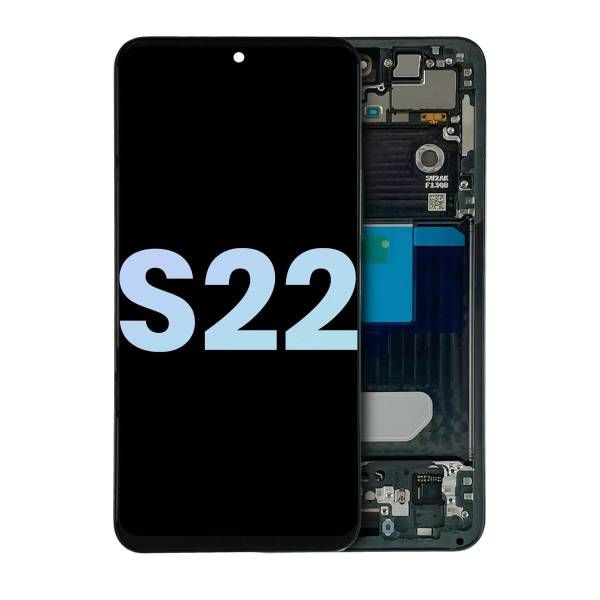 Samsung Galaxy S22 5G İle Uyumlu İçin Çerçeveli ekran (Service Pack) (Phantom Black)  Orijinal Ekranı Uyumlu - Görsel 8
