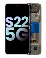 Samsung Galaxy S22 5G İle Uyumlu İçin Çerçeveli ekran (Service Pack) (Violet)  Orijinal Ekranı Uyumlu - Görsel 4