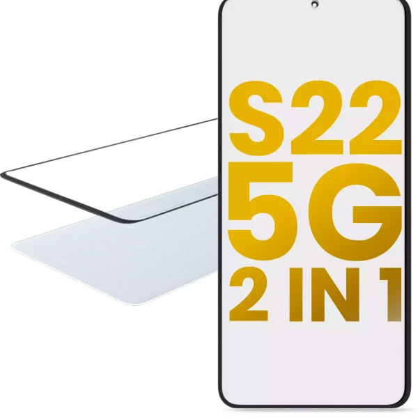 Samsung Galaxy S22 5G İle Uyumlu OCA Önceden Kurulu 2'si 1 Arada Ön Cam