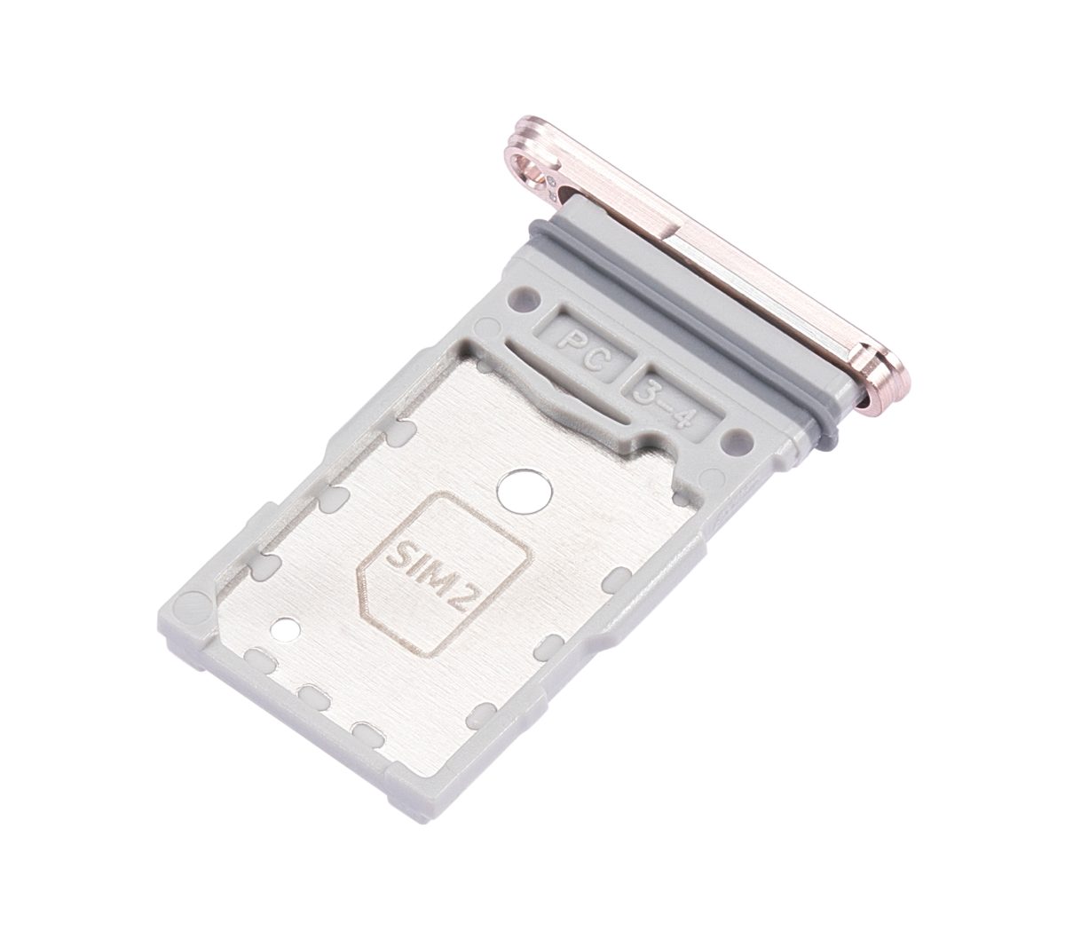 Samsung Galaxy S22 İle Uyumlu Çift Sim Kart Tepsisi S22 Plus (Pembe Altın) - Görsel 5