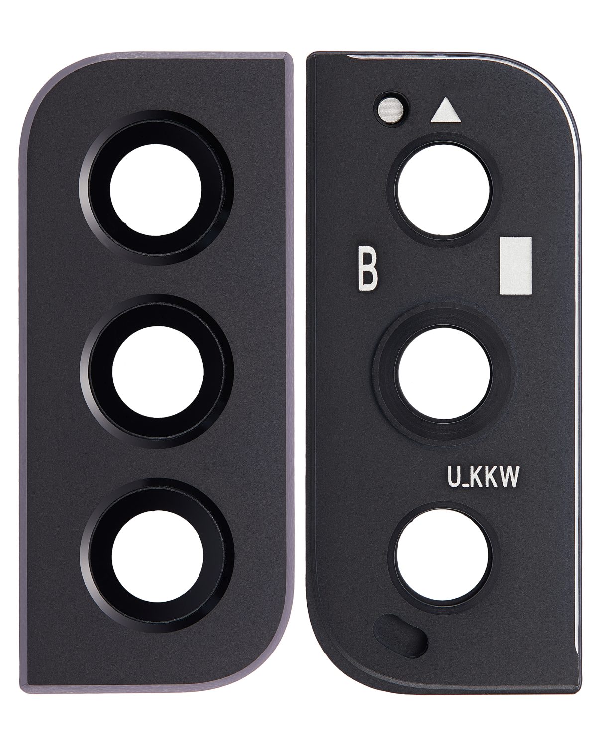 Samsung Galaxy S22 İle Uyumlu S22 Plus (Phantom Black) Arka Kamera Lensi Çerçeveli Halkalı - Görsel 2