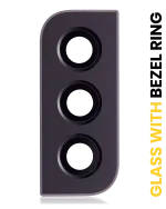 Samsung Galaxy S22 İle Uyumlu S22 Plus (Phantom Black) Arka Kamera Lensi Çerçeveli Halkalı - Görsel 6