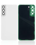 Samsung Galaxy S22 Plus İle Uyumlu 5G Arka Kapak Camı Kamera Lensli  (Beyaz) - Görsel 2