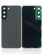 Samsung Galaxy S22 Plus İle Uyumlu 5G Arka Kapak Camı Kamera Lensli  (Grafit) - Görsel 2