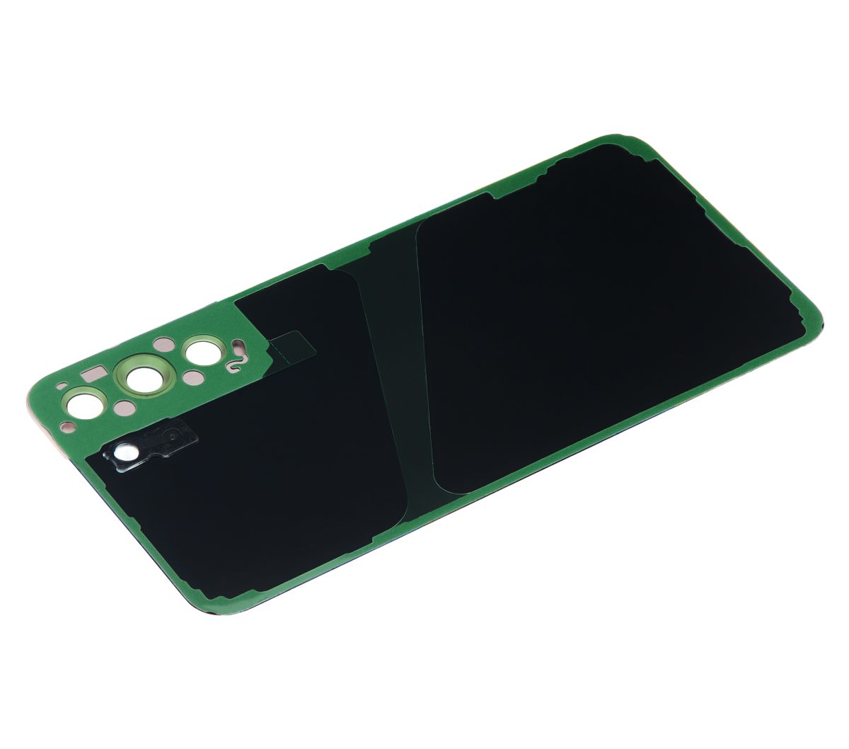 Samsung Galaxy S22 Plus İle Uyumlu 5G Arka Kapak Camı Kamera Lensli  (Pembe Altın) - Görsel 6