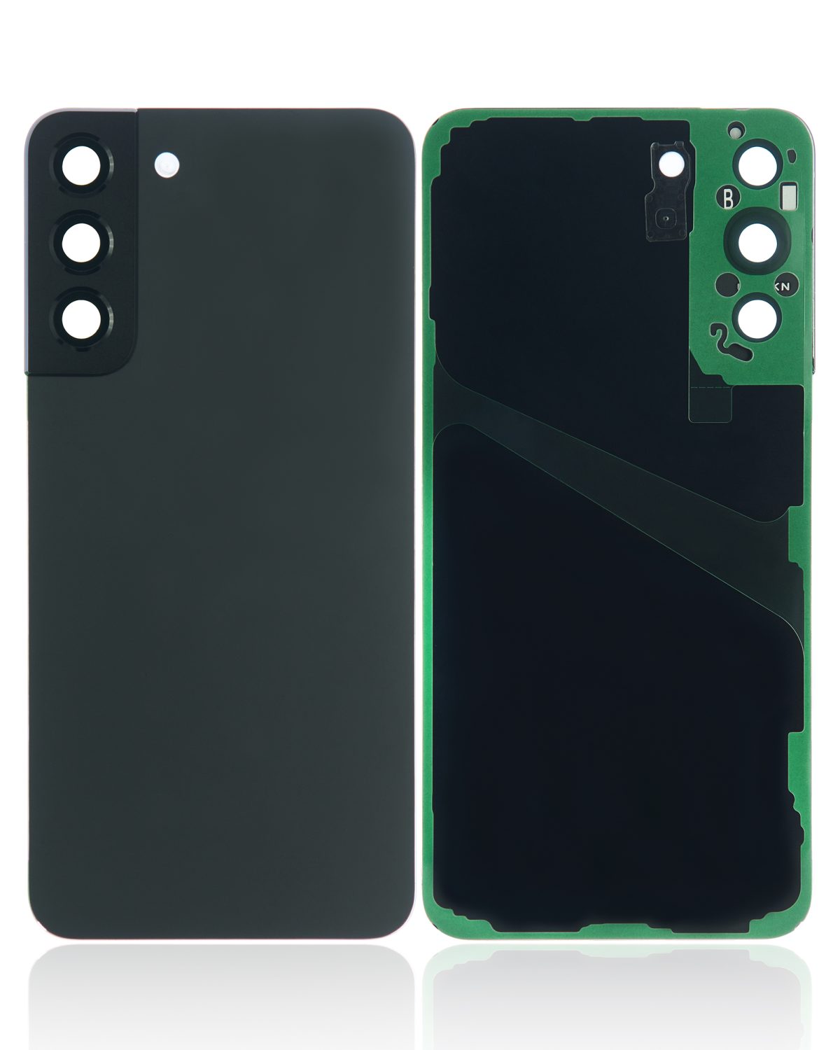 Samsung Galaxy S22 Plus İle Uyumlu 5G Arka Kapak Camı Kamera Lensli  (Phantom Siyah) - Görsel 2