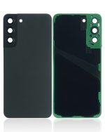 Samsung Galaxy S22 Plus İle Uyumlu 5G Arka Kapak Camı Kamera Lensli  (Phantom Siyah) - Görsel 2