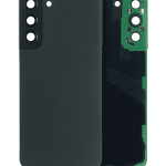 Samsung Galaxy S22 Plus İle Uyumlu 5G Arka Kapak Camı Kamera Lensli  (Phantom Siyah)