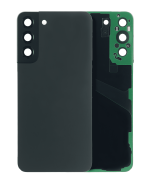 Samsung Galaxy S22 Plus İle Uyumlu 5G Arka Kapak Camı Kamera Lensli  (Phantom Siyah)