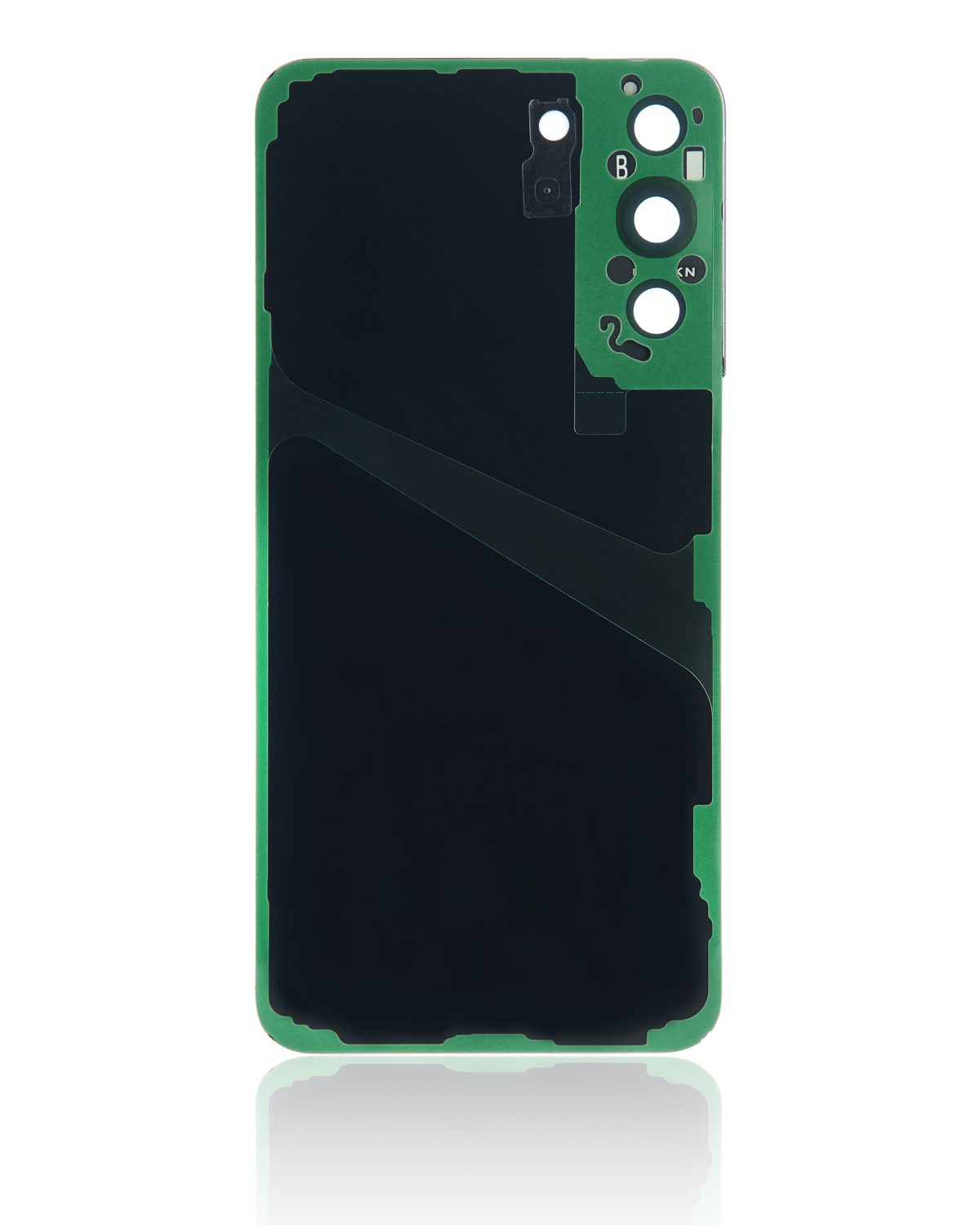 Samsung Galaxy S22 Plus İle Uyumlu 5G Arka Kapak Camı Kamera Lensli  (Phantom Siyah) - Görsel 4