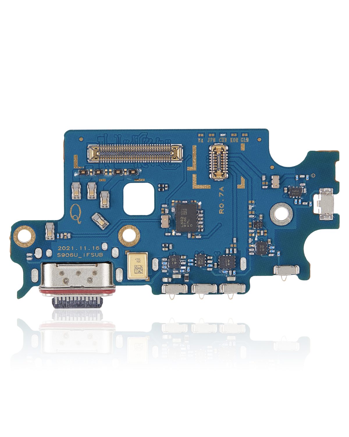 Samsung Galaxy S22 Plus İle Uyumlu 5G (S9060) (Çift Sim Versiyonu) (Premium) Sim Kart Okuyuculu Şarj Portu Kartı - Görsel 4