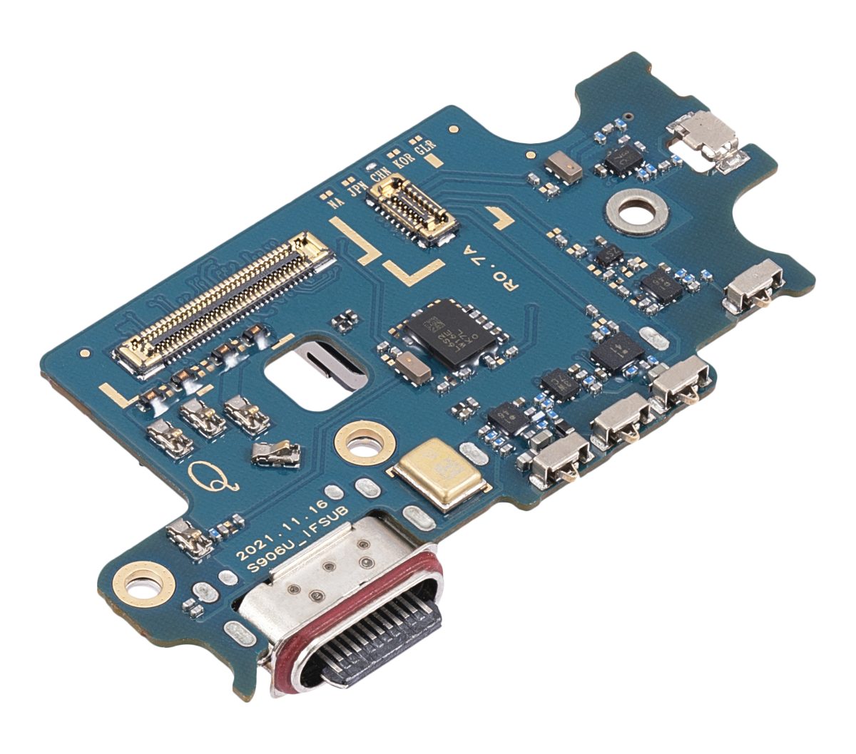 Samsung Galaxy S22 Plus İle Uyumlu 5G (S9060) (Çift Sim Versiyonu) (Premium) Sim Kart Okuyuculu Şarj Portu Kartı - Görsel 6
