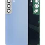 Samsung Galaxy S22 Plus İle Uyumlu Arka Kapak Camı Kamera Lensiyle Uyumlu (Servis Paketi) (Gök Mavisi)